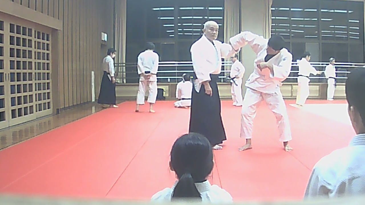 合氣道八和会　両手取り　一教　裏