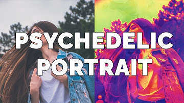 Photoshop Tutorial for Beginners | Psychedelic Portrait | Photoshop Manipulation | Digital Art