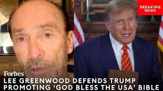 BREAKING NEWS: Lee Greenwood Defends Trump Promoting 'God Bless The USA' Bibles For $60 Apiece