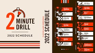 Browns Announce 2022 Schedule | 2 Minute Drill