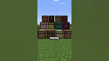 Chests That Match Your Wood In Minecraft Shorts Minecraft Youtube Video Fyp 