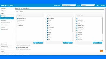 Verint Monet Real-Time Adherence Demo