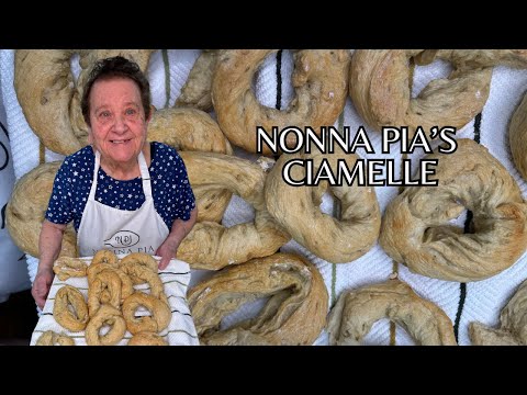 Nonna Pia's Hometown Classic,  Ciamelle! (Bread Donuts)