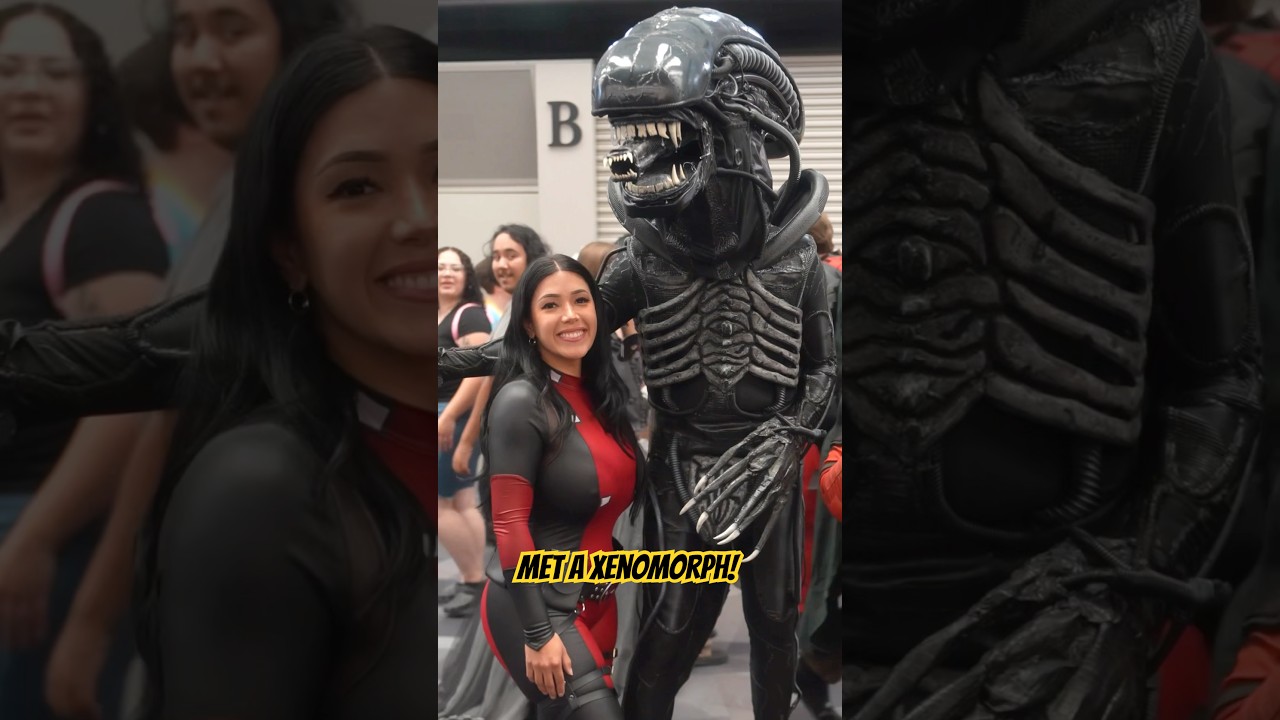 Finally met a Xenomorph at FanX ! #fanx #saltlakecityutah #alien