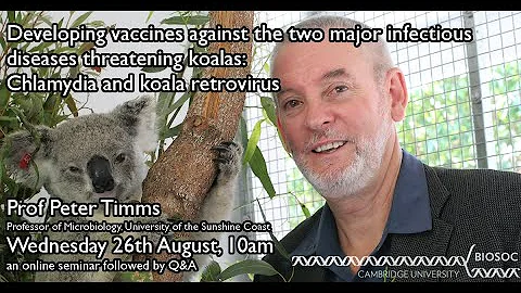Prof Peter Timms - Developing vaccines against the...