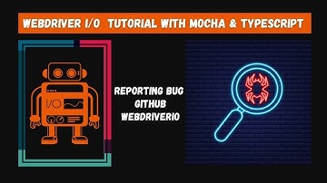 Reporting bug | Github | WebdriverIO Mocha Framework