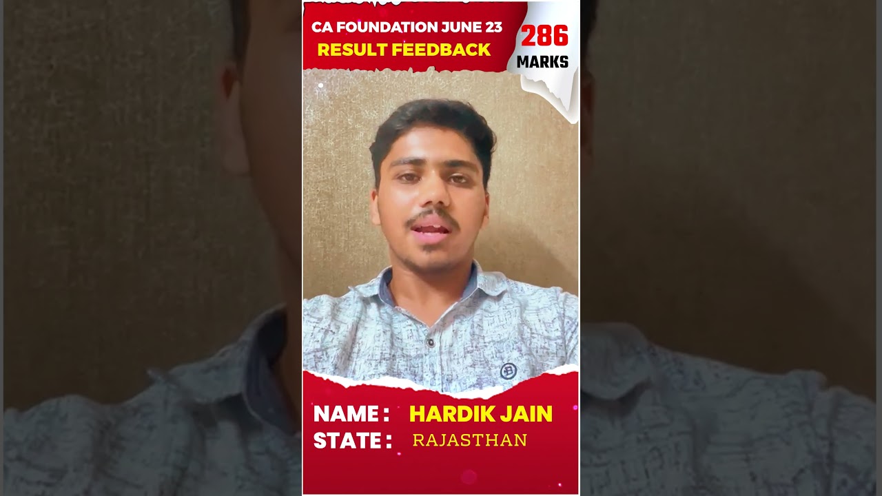 How to Score 250+ Marks in CA Foundation Exams | Strategy to Crack CA Foundation Exams 