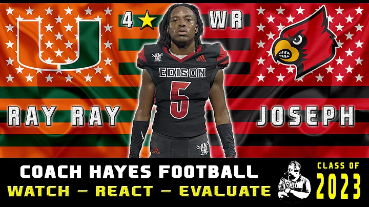 4 WR | Nathaniel "Ray Ray" Joseph Highlights | You...