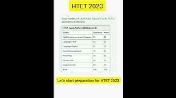 Htet tgt exam pattern #htet #htettgt #htet2023 #htetexam #haryana #htetpaper #shorts #exam #ytshorts
