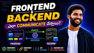 How Frontend & Backend Actually Communicate 🤯 | APIs & Endpoints Explained in Telugu