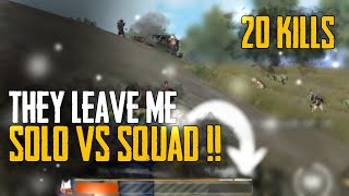 THEY LEAVE ME SOLO VS SQUAD BECAUSE OF NEW PMCO META !!! 20 KILLS screenshot 1