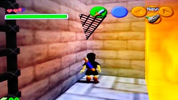 Zelda OOT Cheat Code moved fire place + solid fire area in hyrule castle