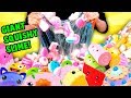 Adding Too Much Ingredients To Slime... But Using Squishies!