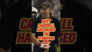 Matt Campbell raises the standard at Iowa State #collegefootball #cyclonenation #iowastate