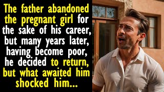 The man left his girlfriend for the sake of his career, but after many years of impoverishment, he..