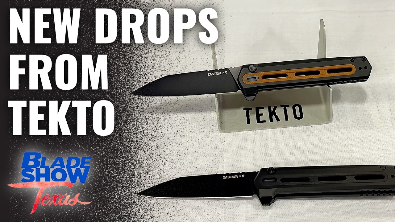 DeliciousTaylormade BeeFace NKTAC ‘26LTD New Knives From Tekto at Blade Show Texas 2026 - YouTube