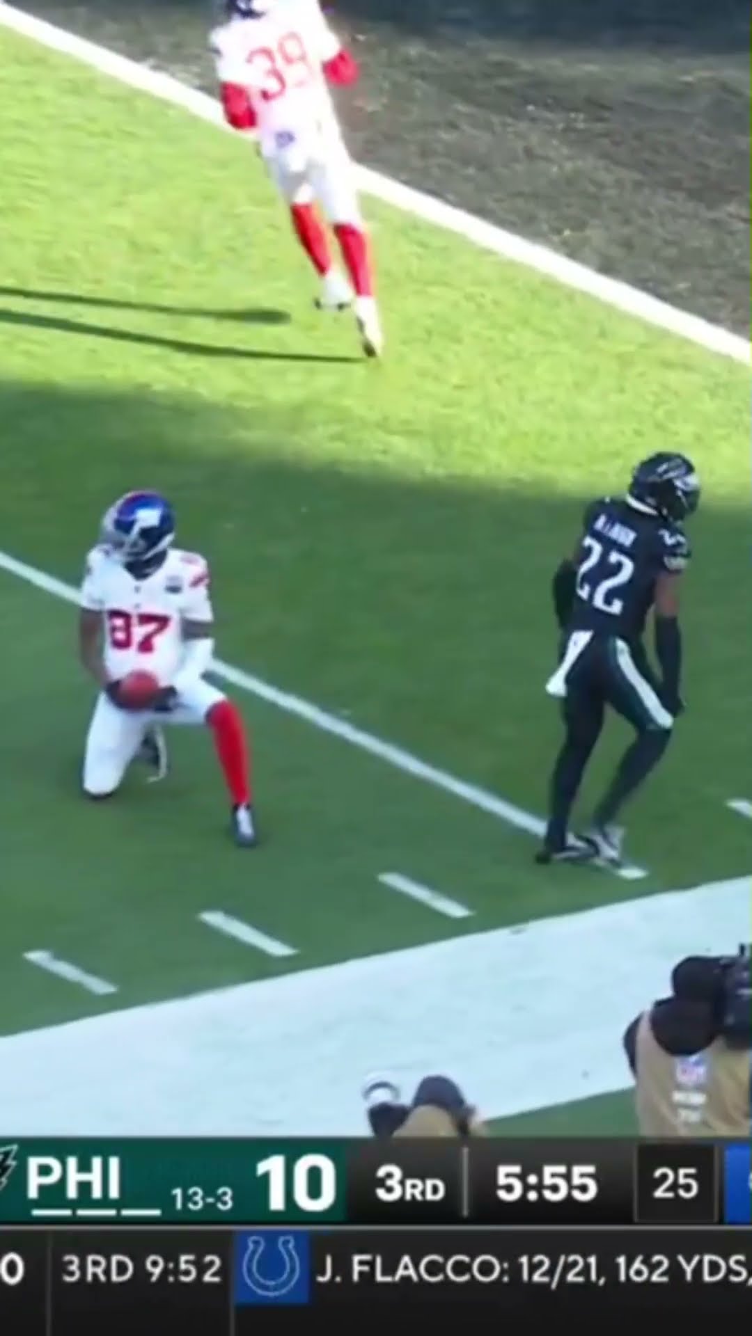KELEEEEE RINGOOOOOOO MY GOODNESS WHAT A HIT ??? Eagles vs Giants Highlights