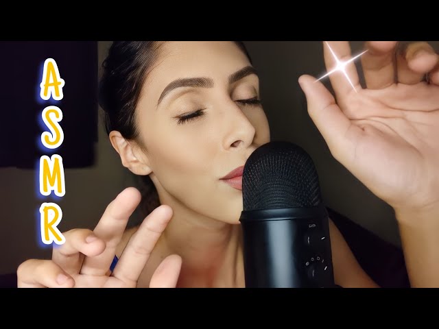 ASMR - Sons de Boca + Mãos na Tela + Spit Painting #asmr | Hand Moviment - Mouth Sounds