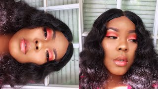 FULL GLAM PEACHY SPRING MAKEUP TUTORIAL 🍑