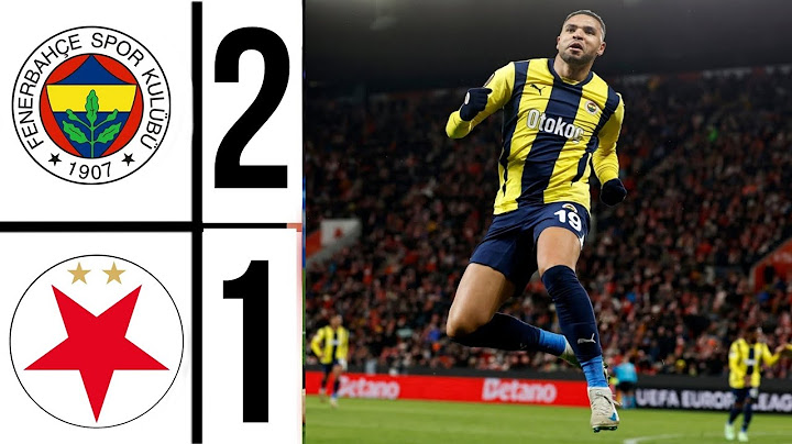 🟡 Fenerbahçe-Slavia Prag 2-1 En-Nesyri golü | Maç özeti | Avrupa Ligi 2025