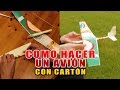 Como hacer un avión planeador con una caja de cereal o cartón