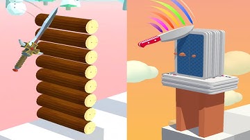 Slicer Knife vs Slice It All - Very Satisfying and Relaxing ASMR Slicing Game