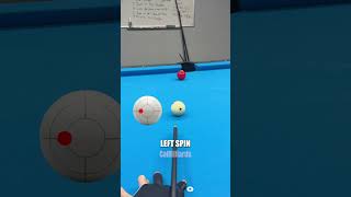 How Spins Affect The Cueball🎱😁#billiards #8ballpool #8ball #pool #billiard