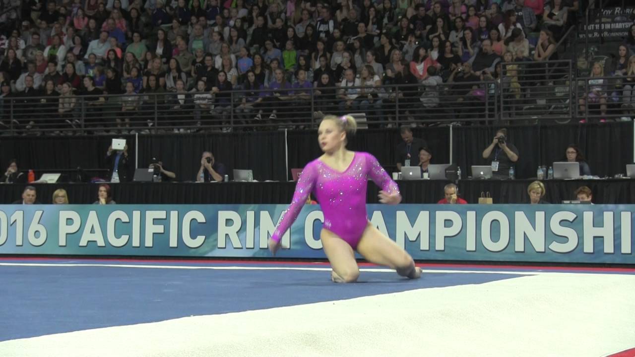 Brenna Dowell (USA) - Floor - 2016 Pacific Rim Championships Team/AA Final