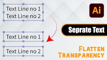 How to Split Text in Adobe Illustrator | Split Text In Adobe Illustrator #adobeillustrator