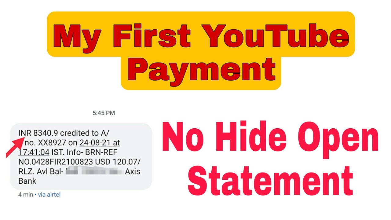 My First YouTube Income & Journey | First Payment From YouTube | Shariff Brothers