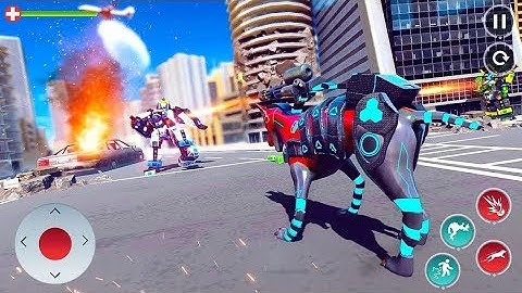 Dog Robot Transformation | City Rescue Real Dog Robot War Android GamePlay | By Game Crazy