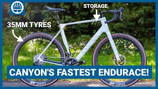 NEW Canyon Endurace | More Aero, Bigger Tyres + BuiltIn Storage