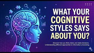 What your cognitive styles says about you? Wealth