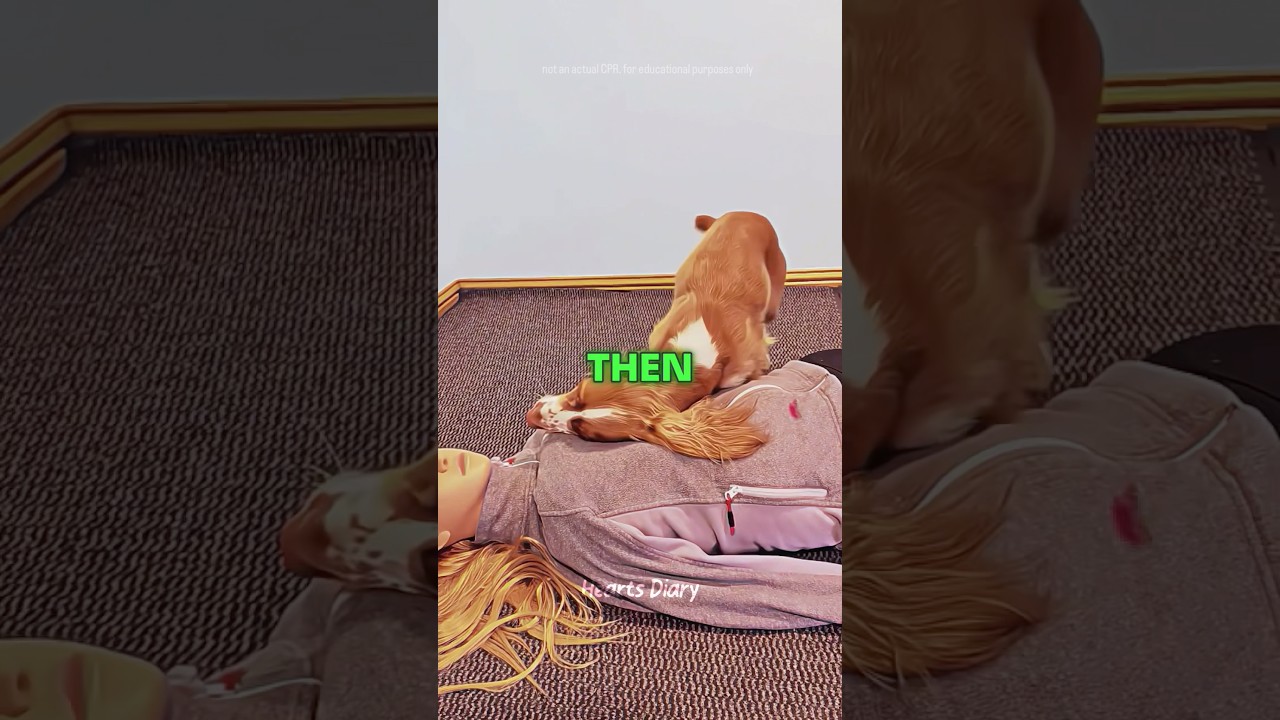 This Dog Knows How to CPR 😯 #dog #pets #shorts