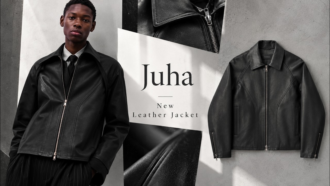 Juha: High-Quality, Minimalist Leather Jackets Have Arrived