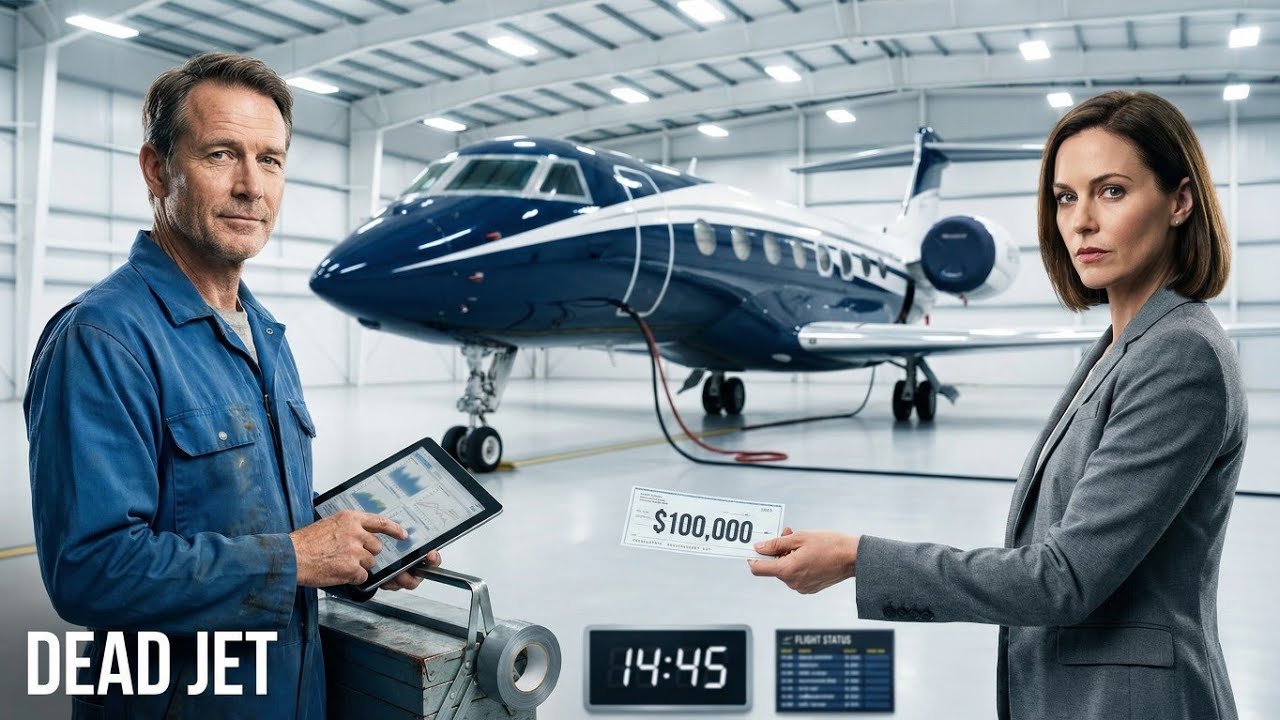  Billionaire CEO Offered $100,000 If He Fixed Her Private Jet… He Fixed It—Then Tore the Check