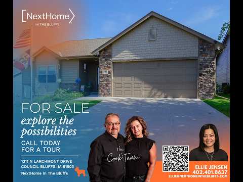 1311 N. Larchmont Drive, Council Bluffs, IA home video tour