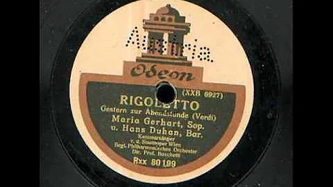 Maria Gerhart & Hans Duhan Tutte le feste al Tempi...