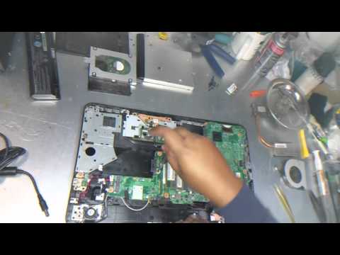 TOSHIBA C855 TEARDOWN POWER ISSUE REPAIR