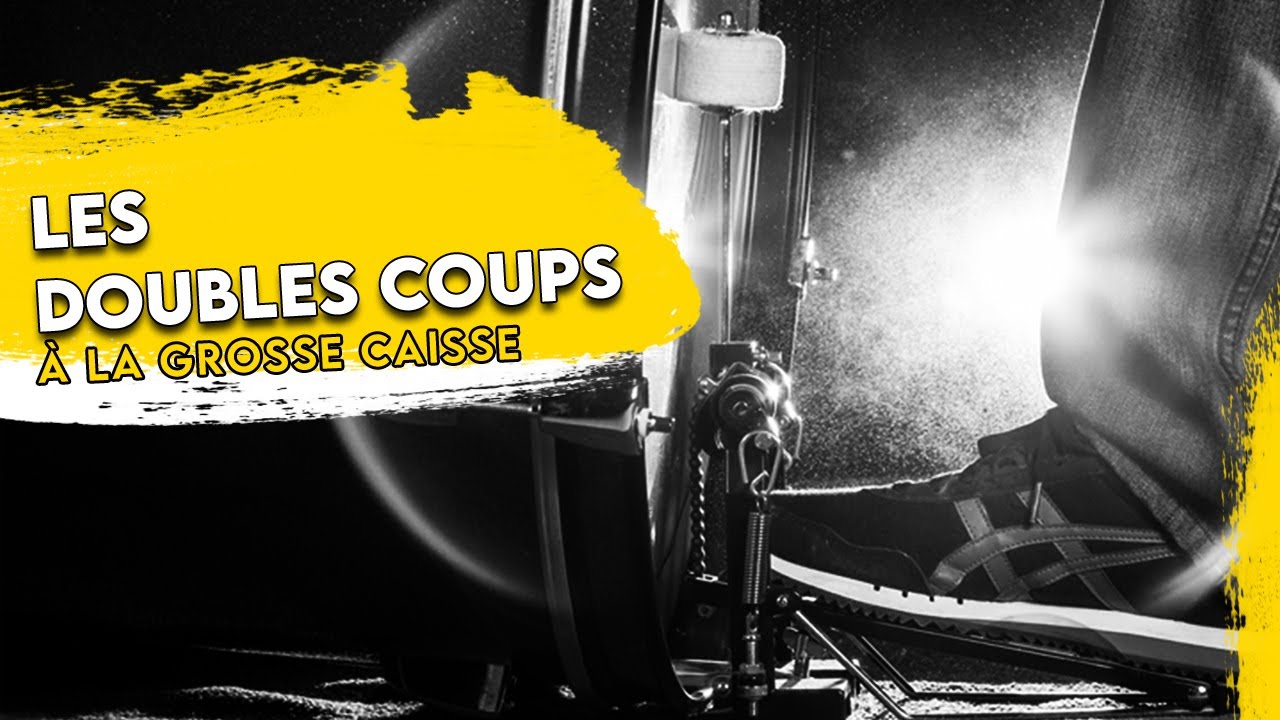 Cours de batterie - Technique du slide kick (double coup de grosse caisse)