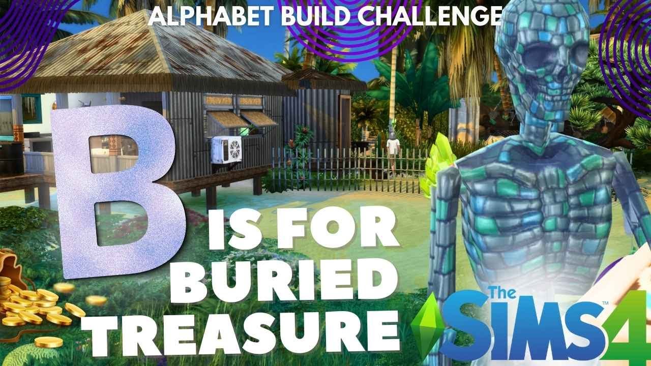 B is for Buried Treasure Cove 🏝️ | Sims 4 Alphabet Build 💰💰💰