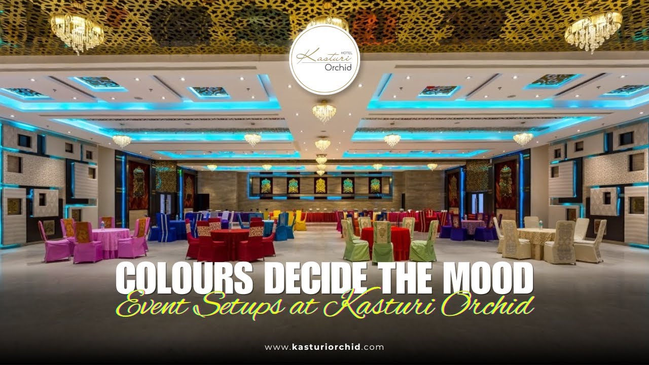 Colours Decide the Mood | Event Setups at Kasturi Orchid
