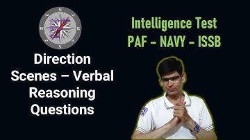 How to Solve Direction Sense Test / Verbal Reasoning Test Tricks with Solution / ISSB, PAF, NAVY