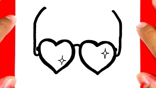 HOW TO DRAW GLASSES, THINGS TO DRAW