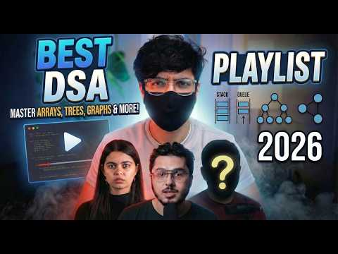 Best DSA Playlist on YouTube 🔥 | Best Dsa course | Best Playlist for DSA on Youtube