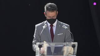 🗣️ Intervenció de l'alcalde, Toni González a l'acte oficial del 9 d'Octubre a #Almussafes.
