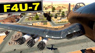 The best CAS fighter for its tier 🛩️  F4U-7 Corsair