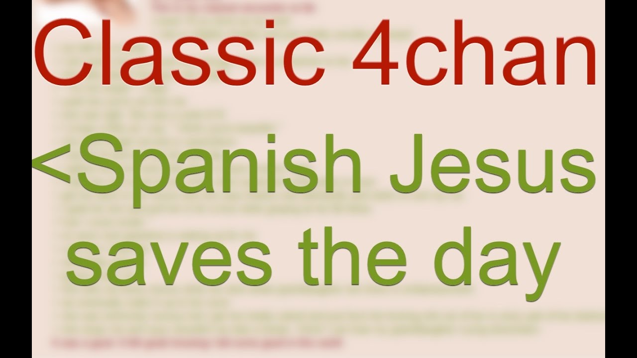 Spanish Jesus saves the day YouTube