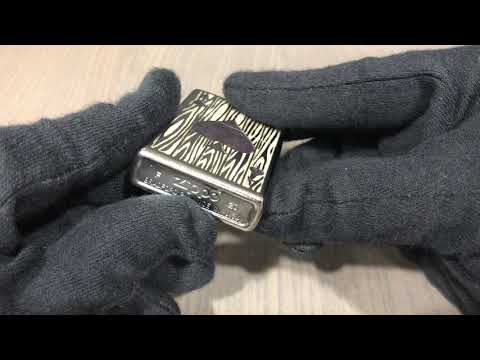 【ZIPPO】美系~Ace of Spades-黑桃A木紋圖案打火機NO.49248