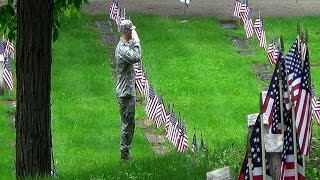 Memorial Day Ceremony at Bluff City Cemetery